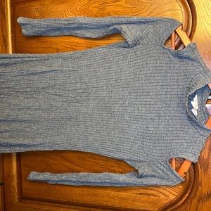 Grey long sleeve dress